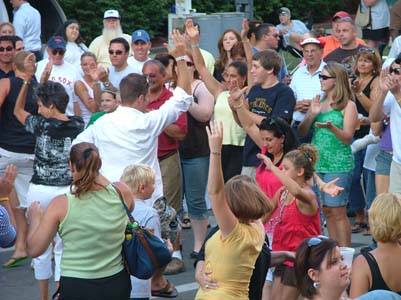 Scene from the West Virginia Italian Heritage Festival